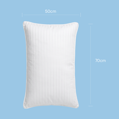 Cedurith Origin 2026 Pillow Twin Pack | CedurithEasy™ 3D+7D Dual Fiber Mix, OEKO-TEX 100 Certified, Ergonomic Neck Support Pillows 50x70cm EU Standard Pair for All Sleep Positions