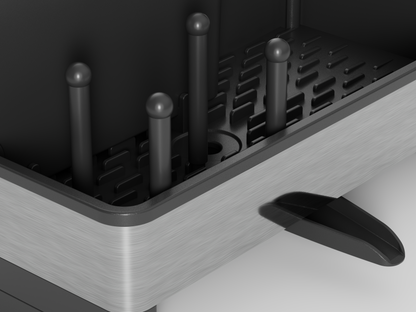 3-in-1 Spülbecken-Organizer – Rostfreier Organizer mit automatischem Abfluss