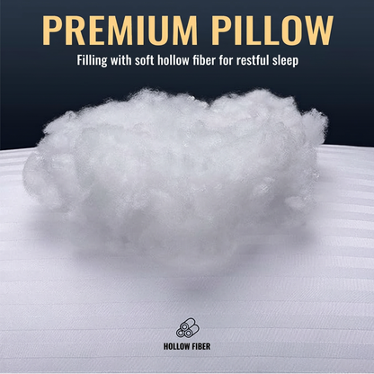 Pack de 2 almohadas premium con soporte 7D (50 x 70 cm)