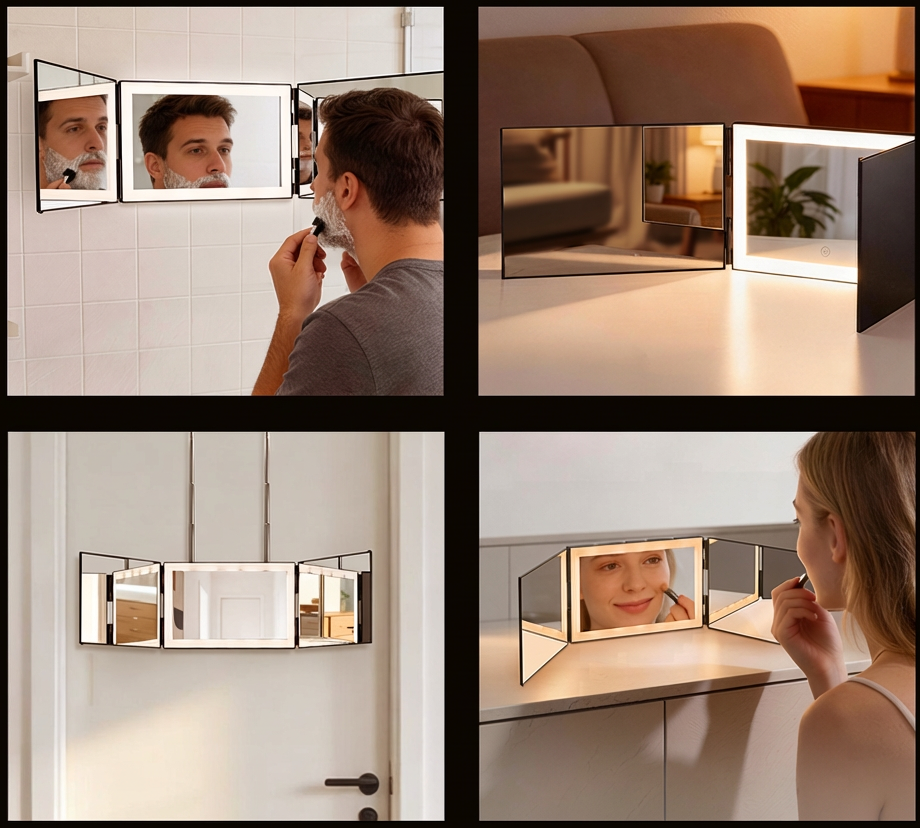 Espejo LED Cedurith 360: La experiencia de salón profesional en casa