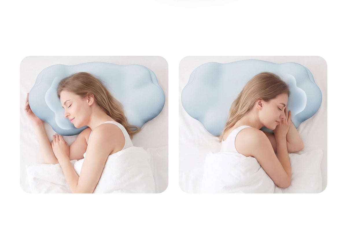 Silver Cloud — The Ergonomic Pillow Built for Side Sleepers Who Toss & Turn